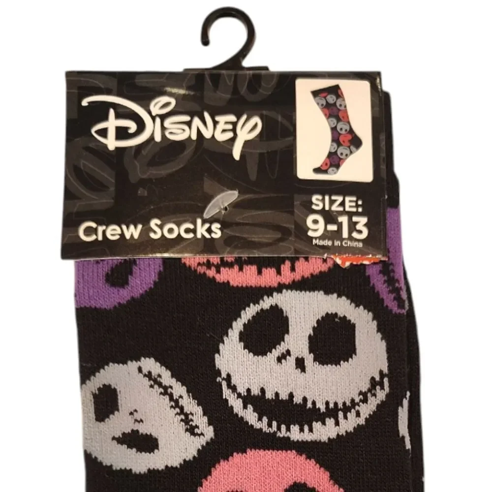 Disney The Nightmare Before‎ Christmas 3 Pairs Crew Socks NWT